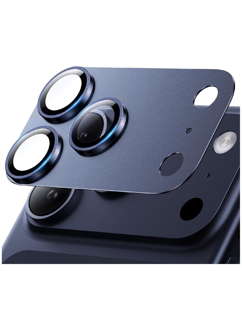 MOBM For iPhone 17 Pro Camera Lens Protector Dark Blue - Image 1